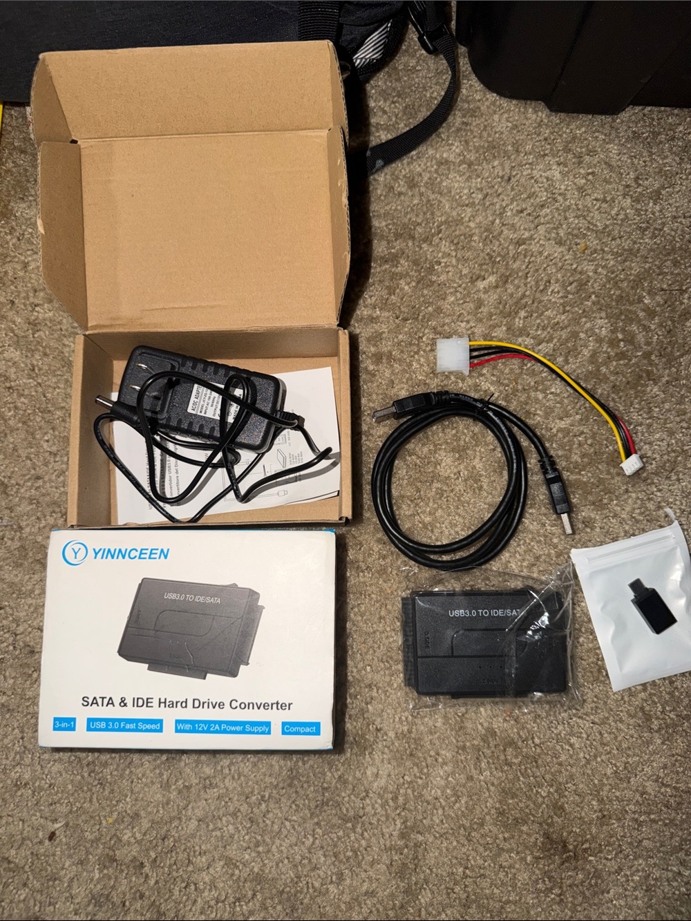 YINNCEEN USB 3.0 to SATA‎ & IDE Hard Drive Converter Adapter Kit